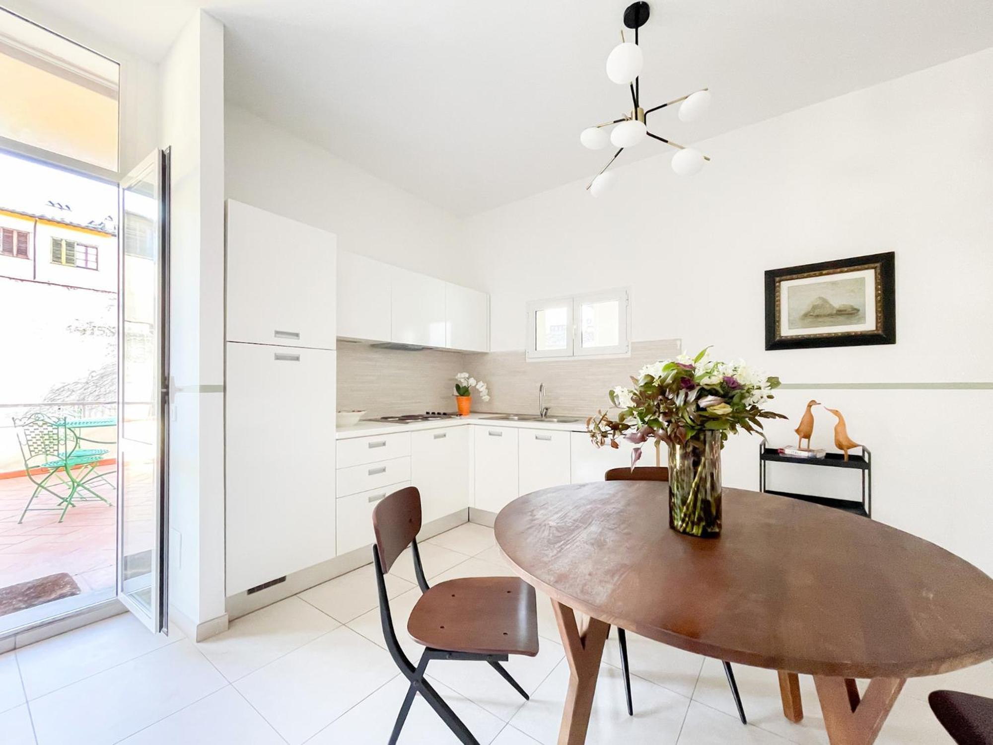 Stunning Apartment With An Amazing Terrace Florenţa Exterior foto