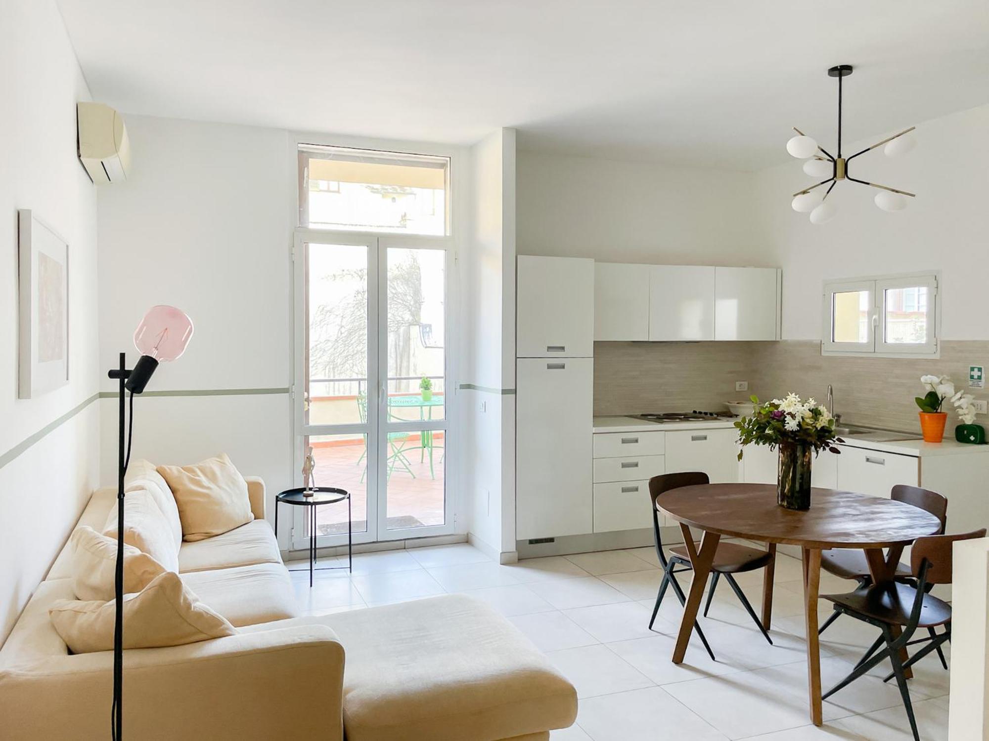 Stunning Apartment With An Amazing Terrace Florenţa Exterior foto